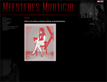 Tablet Screenshot of mrsmorticia.com